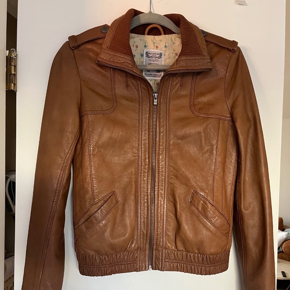 Pull&Bear Leather Jacket